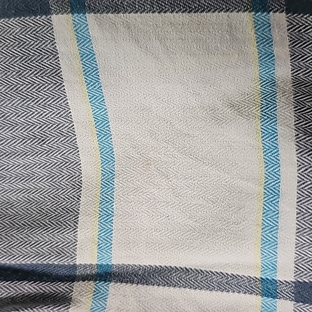 Columbia cotton plaid blue long-sleeve button-down camping outdoors shirt Sz XXL - Picture 8 of 9